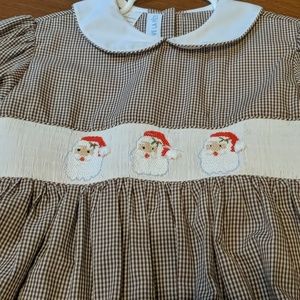 VIVE LA FETE Smocked Christmas Dress